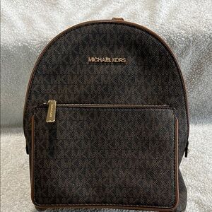 Michael Kors Brown Backpack